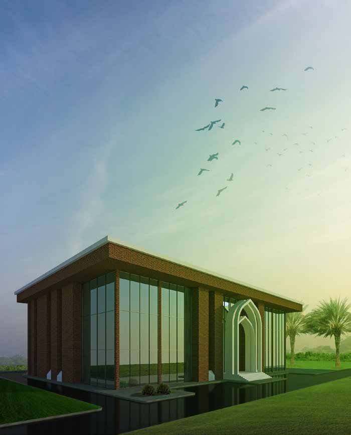 Multipurpose hall exterior