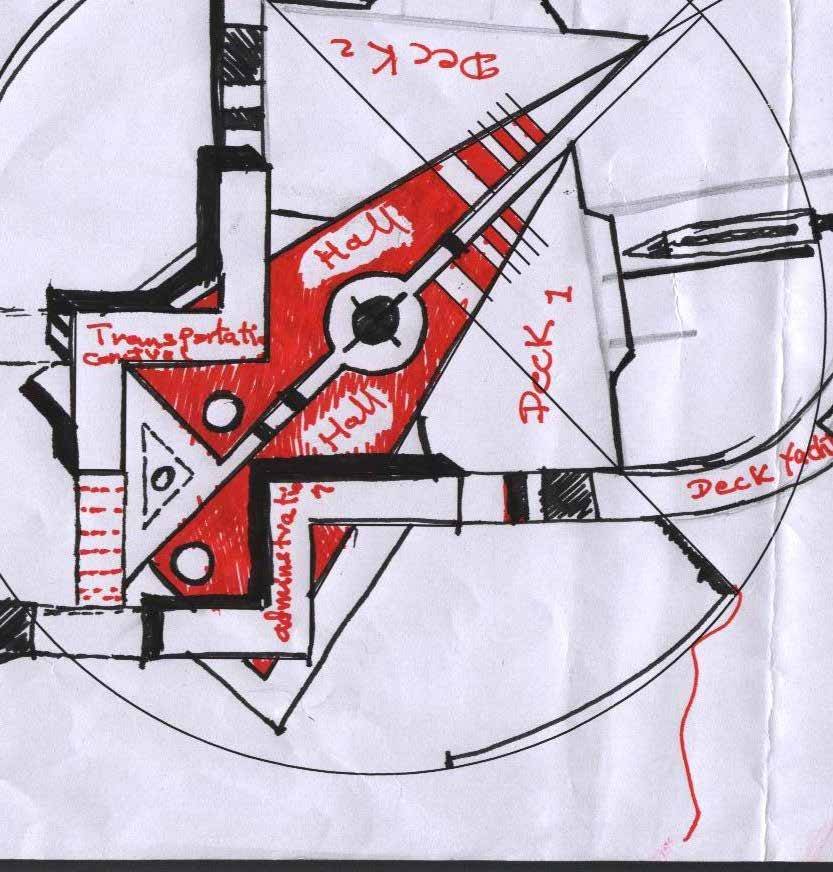 Perim Island Marina Port concept sketch